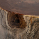 Hospitality furniture - Organic Suar Wood Side Table - www.oroatrade.com