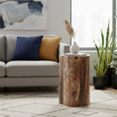 Hospitality furniture - Organic Suar Wood Side Table - www.oroatrade.com