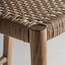 Hospitality furniture - Brown Teak Counter Stool - www.oroatrade.com