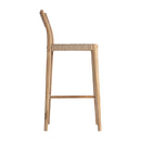 Hospitality furniture - Brown Teak Bar Stool - www.oroatrade.com