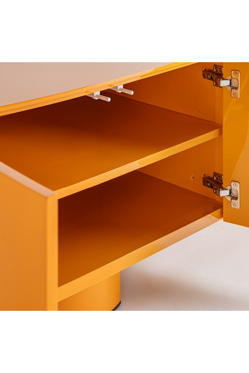 Orange 4-Door Media Unit | Vical Home Mirkov | Oroatrade.com