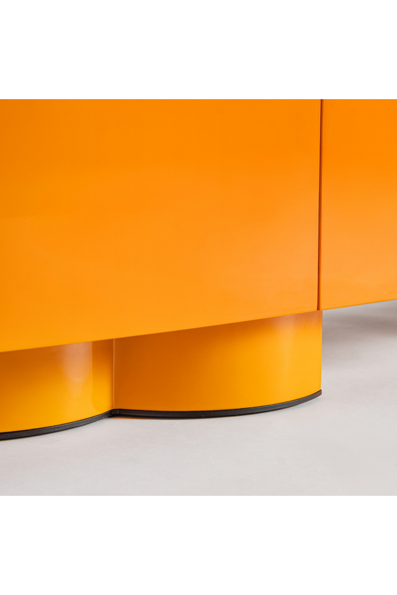 Orange 4-Door Media Unit | Vical Home Mirkov | Oroatrade.com