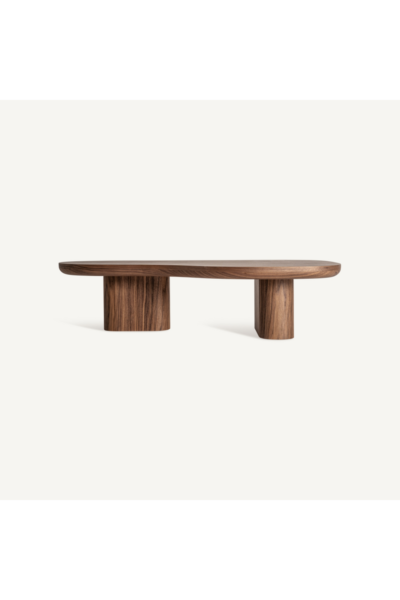 Organic-Shaped Wooden Coffee Table | Vical Home Dubí | Italianfurniture.com