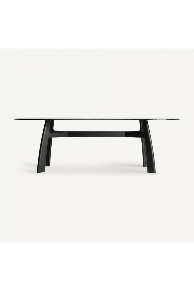 Black Ash Wood Dining Table | Vical Home Suchdol | Oroatrade.com