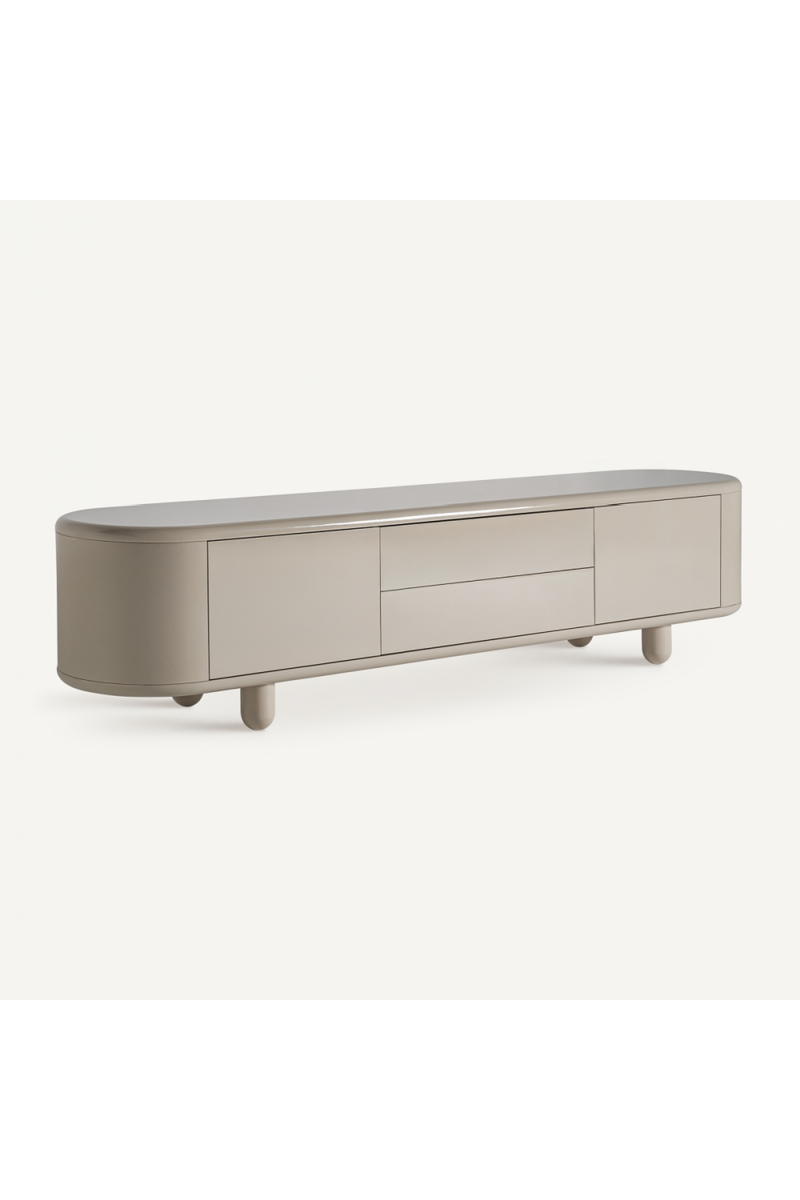 Gray Wooden Media Unit | Vical Home Zorbig | Oroatrade.com