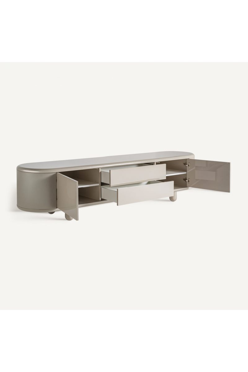 Gray Wooden Media Unit | Vical Home Zorbig | Oroatrade.com