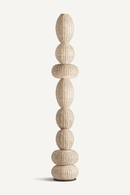 Stacked Rattan Boho Floor Lamp | Vical Home Tekax | Oroatrade.com