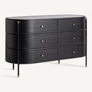 Black 6-Drawer Chest | Vical Home Bilzen