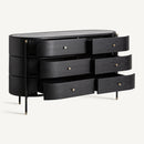 Black 6-Drawer Chest | Vical Home Bilzen