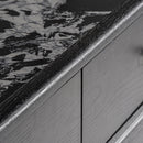 Black 6-Drawer Chest | Vical Home Bilzen