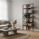 Brown Wooden Bookcase | Vical Home Gifhorn