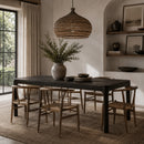 Hospitality furniture - Black Ash Extendable Dining Table - www.oroatrade.com