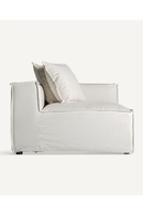 White Linen Right Corner Sofa | Vical Home Virolle | Oroatrade.com