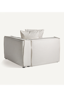 White Linen Right Corner Sofa | Vical Home Virolle | Oroatrade.com