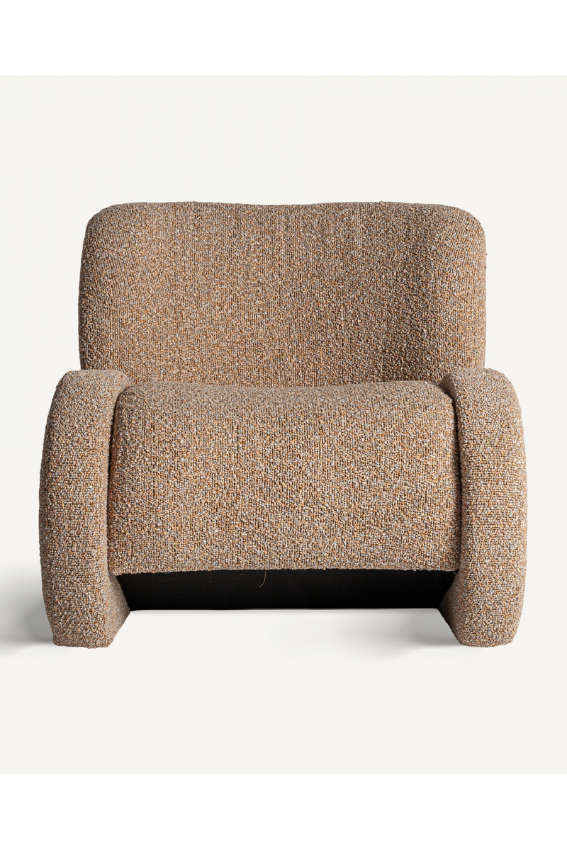 Brown Chunky Lounge Armchair | Vical Home Ibsen | Oroatrade.com