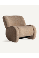 Brown Chunky Lounge Chair | Vical Home Ibsen | Oroatrade.com