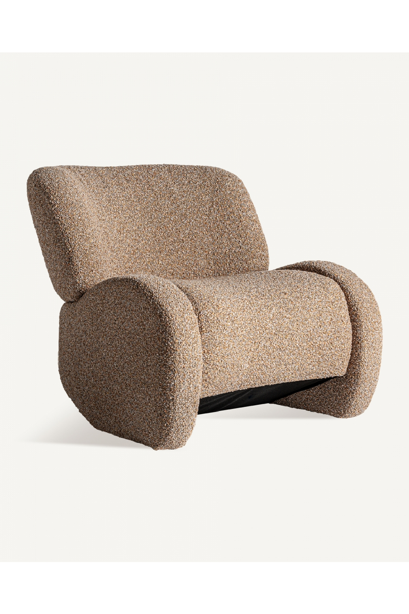 Brown Chunky Lounge Armchair | Vical Home Ibsen | Oroatrade.com