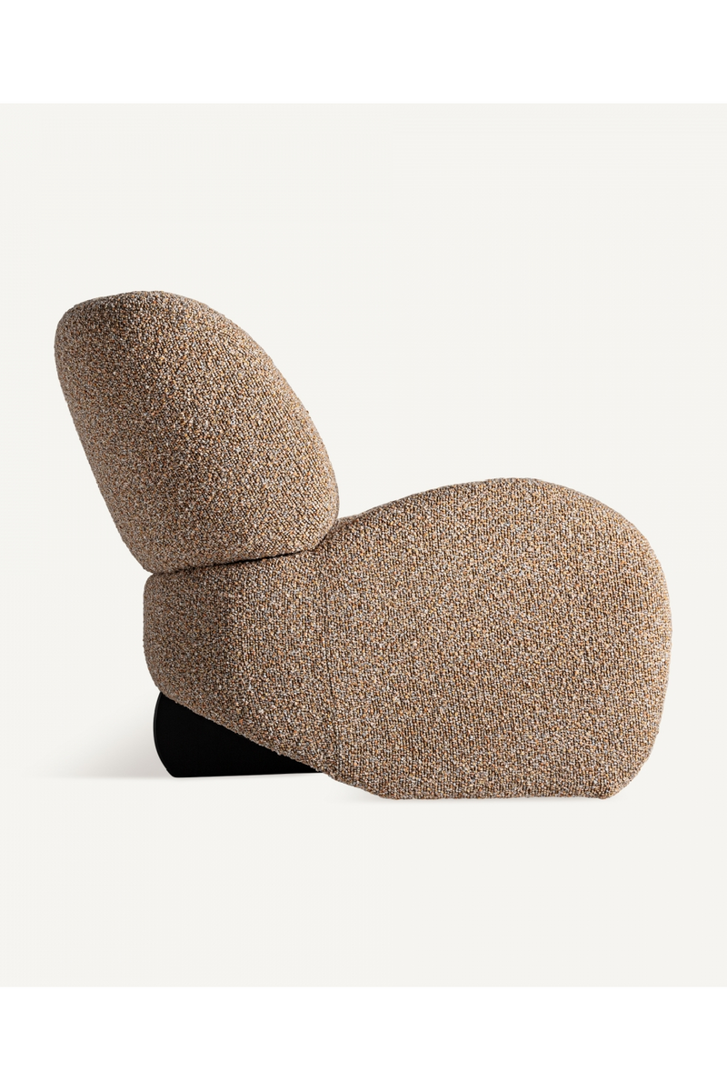 Brown Chunky Lounge Armchair | Vical Home Ibsen | Oroatrade.com