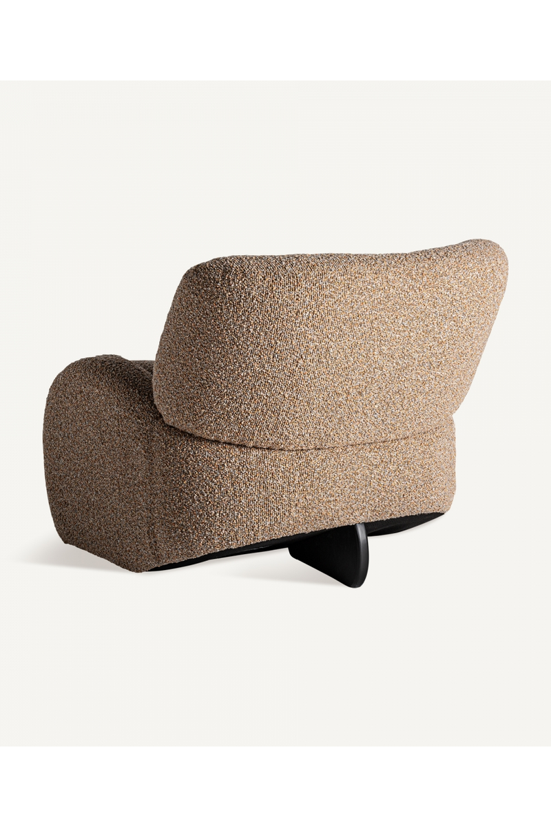 Brown Chunky Lounge Armchair | Vical Home Ibsen | Oroatrade.com