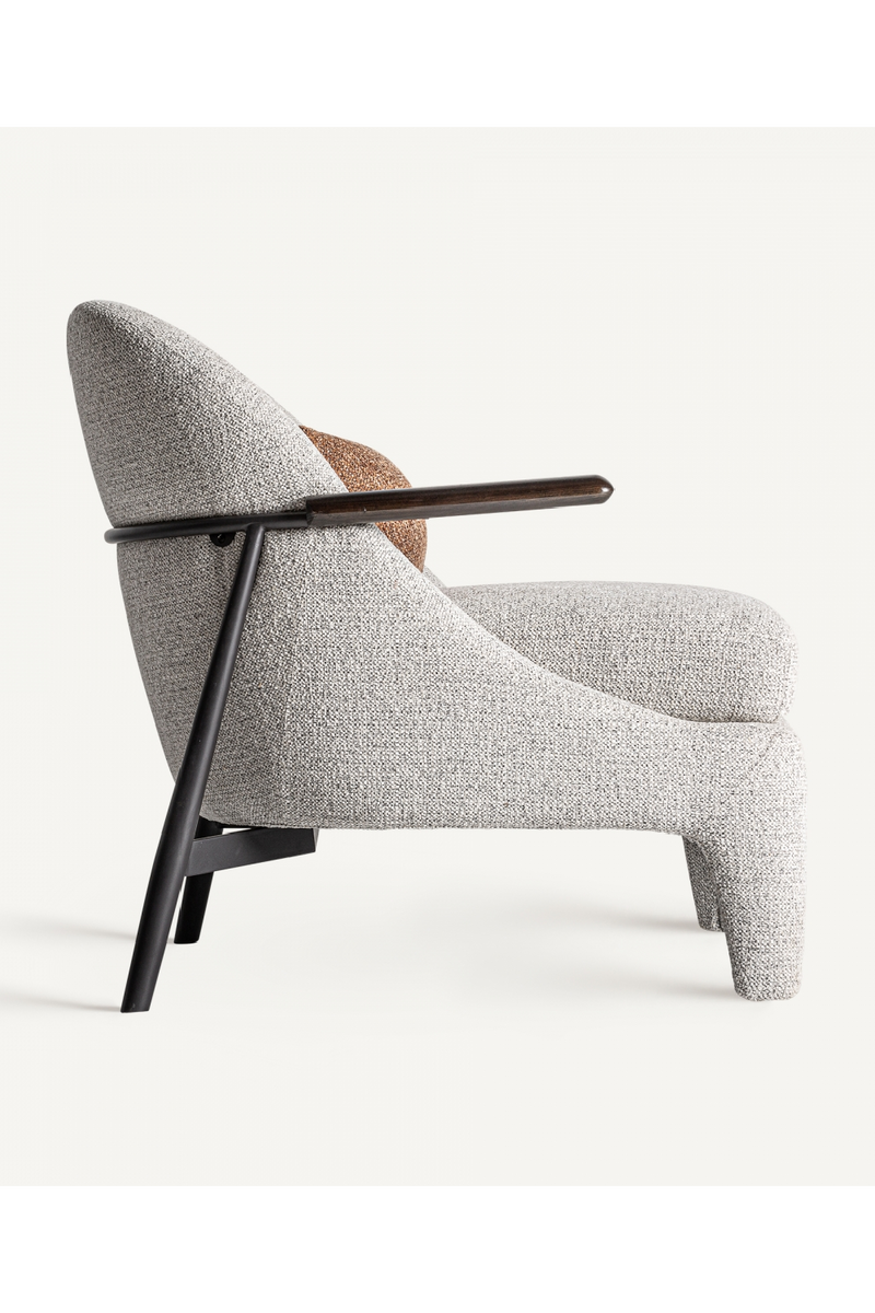 Gray Modern Lounge Armchair | Vical Home Herzele | Oroatrade.com