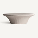 Beige Cement Round Coffee Table | Vical Home Sion
