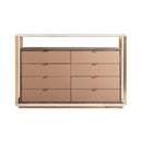 Hospitality furniture - Gold 8-Drawer Chest - www.oroatrade.com