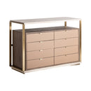Hospitality furniture - Gold 8-Drawer Chest - www.oroatrade.com