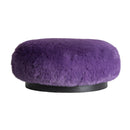 Hospitality furniture - Round Purple Ottoman - www.oroatrade.com