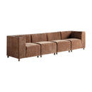 Brown Modular Sofa | Vical Home Trevic