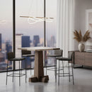 Brown Oak Bar Table | Vical Home Karpacz