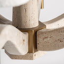 Hospitality furniture - Beige Marble Chandelier - www.oroatrade.com