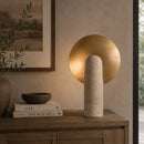 Hospitality furniture - Beige Marble Table Lamp - www.oroatrade.com