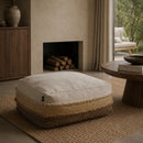 Hospitality furniture - 3-Toned Beige Pouf - www.oroatrade.com