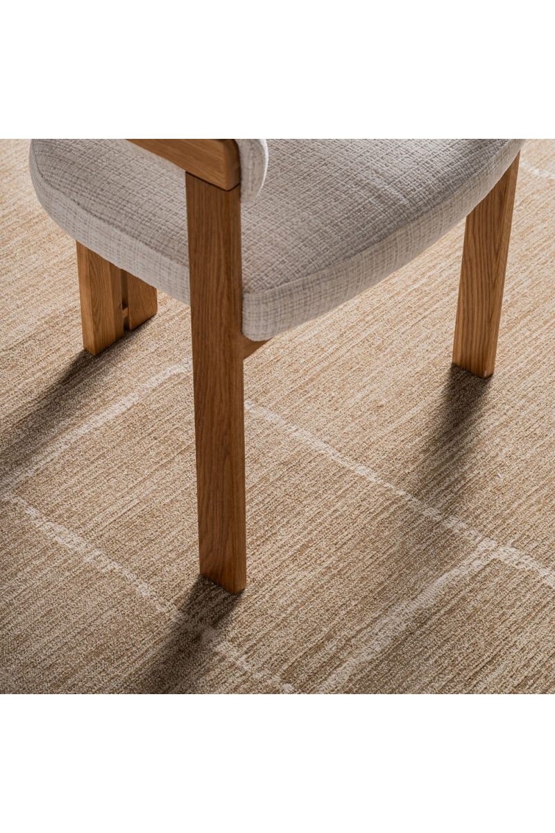 Beige Minimalist Area Rug 9'5" x 6'5" | Vical Home Fadia | Oroatrade.com