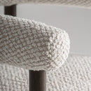 Ash Framed Curve Accent Chair | Vical Home Neuffen