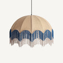 Hospitality furniture - Beige Jute Fringed Pendant Lamp - www.oroatrade.com