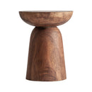 Suar Wood Round Side Table | Vical Home Ejeda