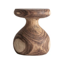 Suar Wood Asymmetrical Side Table | Vical Home Bezaha