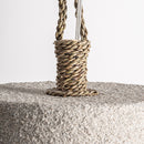 Textured Suar Wood Pendant Light | Vical Home Narnai