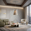 Textured Suar Wood Pendant Light | Vical Home Narnai