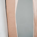 Hospitality furniture - Pink Organic-Shaped Mirror - www.oroatrade.com