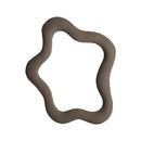 Brown Organic-Shaped Mirror | Vical Home Vellye