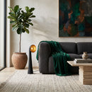 Hospitality furniture - Black Textured Floor Lamp - www.oroatrade.com