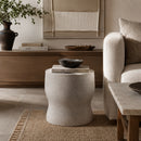 White Terrazzo Organic Side Table | Vical Home Derath