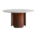 Round White Porcelain Dining Table | Vical Home Lherm