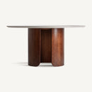 Round White Porcelain Dining Table | Vical Home Lherm