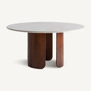Round White Porcelain Dining Table | Vical Home Lherm