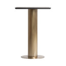 Black Porcelain Square Bar Table | Vical Home Tasque