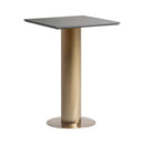 Black Porcelain Square Bar Table | Vical Home Tasque