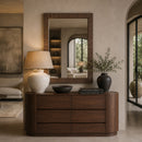 Brown Walnut Mirror | Vical Home Rhein